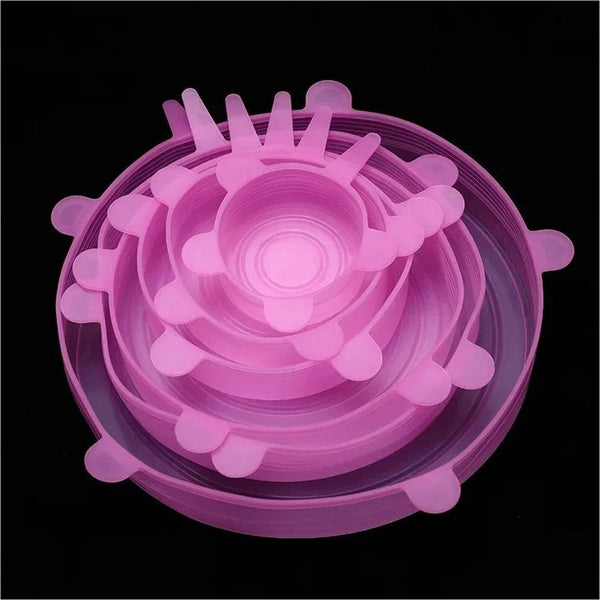 Tampa Silicone Ajustável - Reutilizável Livre BPA