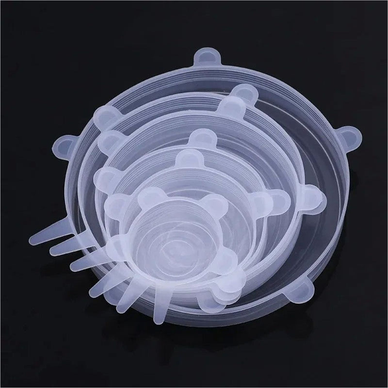 Tampa Silicone Ajustável - Reutilizável Livre BPA