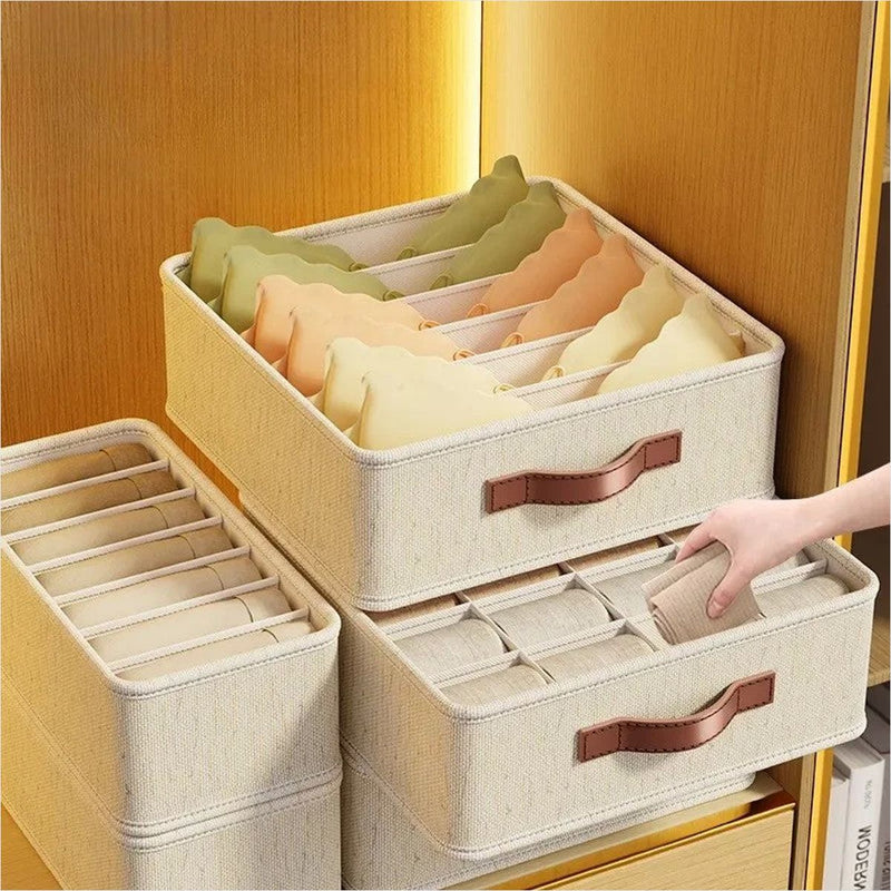 Caixa Organizadora Dobrável - Roupas Íntimas Meias