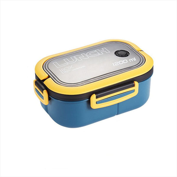 Lancheira Portátil Dupla Camada 1200ml - Micro-ondas