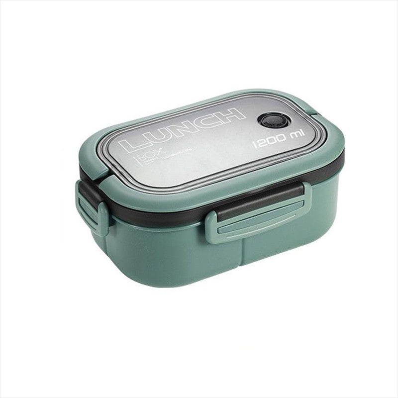 Lancheira Portátil Dupla Camada 1200ml - Micro-ondas