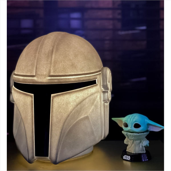 Luminária Mandalorian Star Wars - Polietileno Bivolt