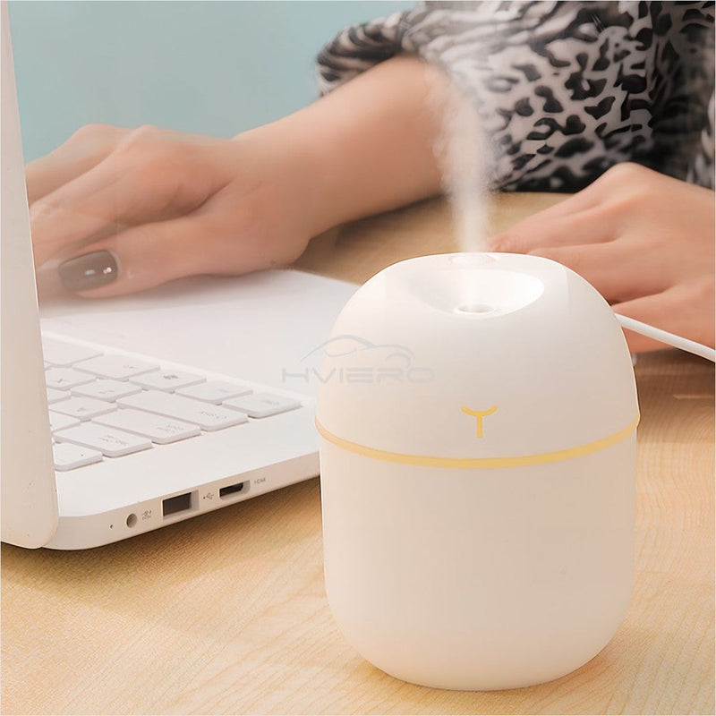 Mini Umidificador Ultrassônico USB 220ml - Difusor