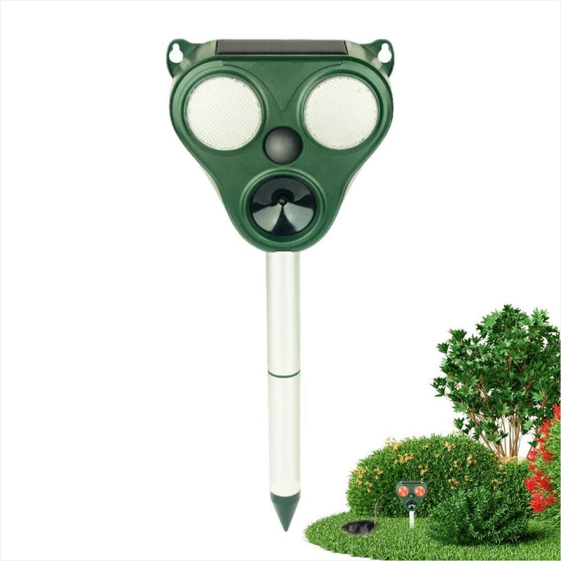 Repelente Ultrassônico Solar - Pragas Toupeiras Ratos