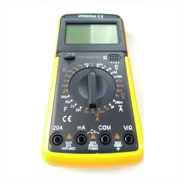 Multímetro Digital DT-9205A - Bateria Elétrico