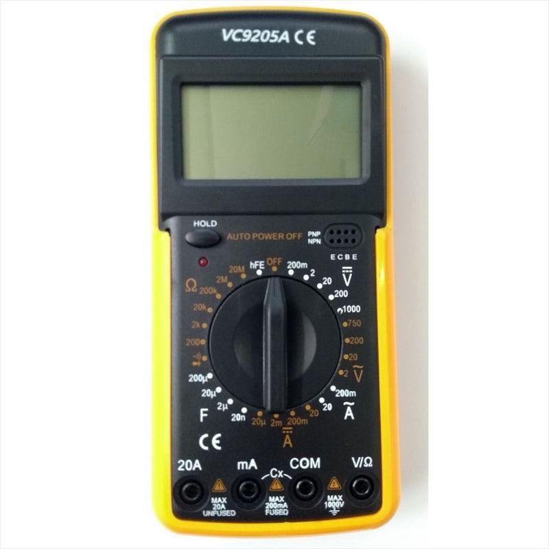 Multímetro Digital DT-9205A - Bateria Elétrico