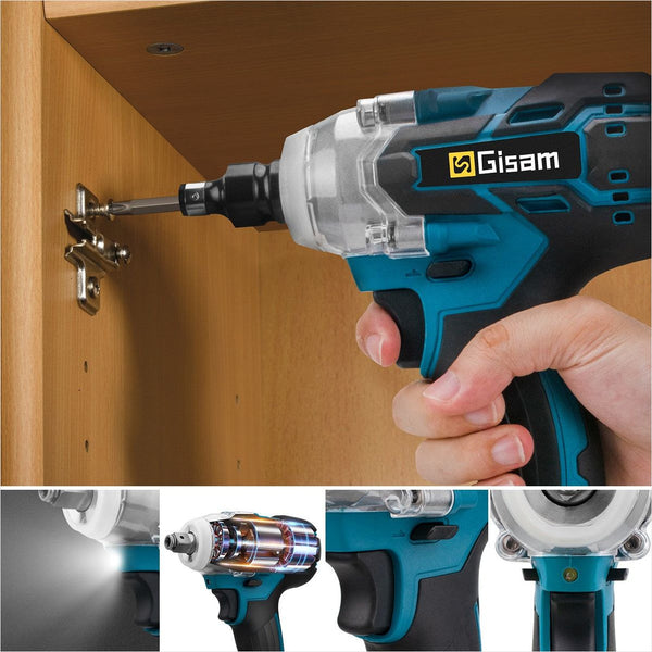 Chave Impacto Elétrica Makita 18V - Brushless 320N.M