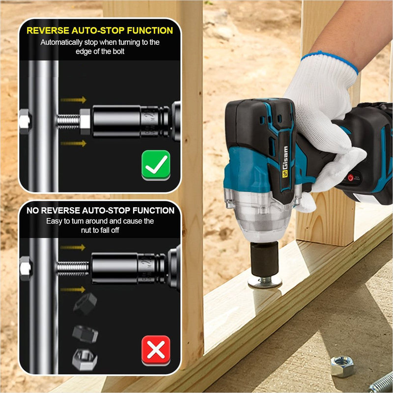 Chave Impacto Elétrica Makita 18V - Brushless 320N.M