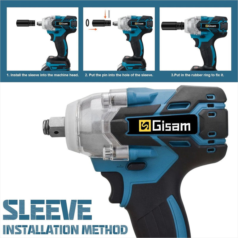 Chave Impacto Elétrica Makita 18V - Brushless 320N.M