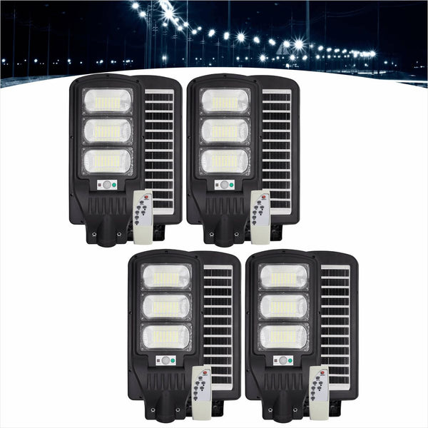 Luminária Pública Solar LED 150W - Sensor Branco Frio