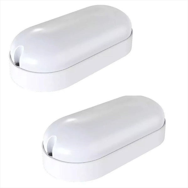 Kit 2 Luminárias Tartaruga LED 18W - Amarela Bivolt