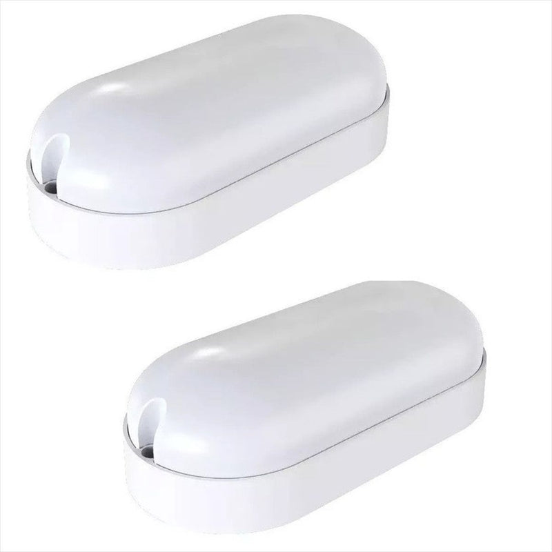 Kit 2 Luminárias Tartaruga LED 18W - Amarela Bivolt