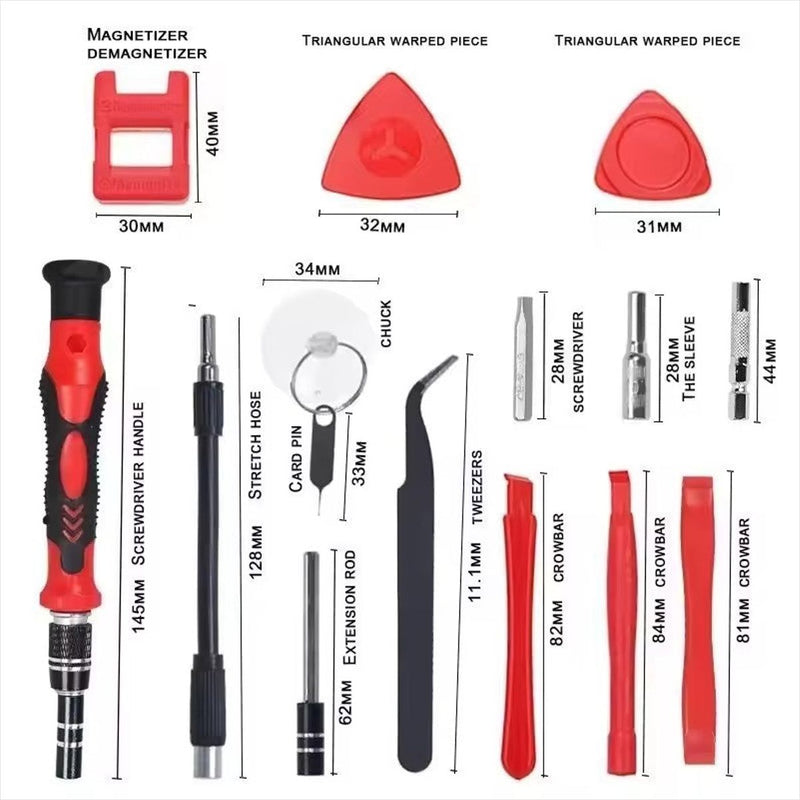 Kit Chave Precisão 98 Bits Reparo Eletrônico