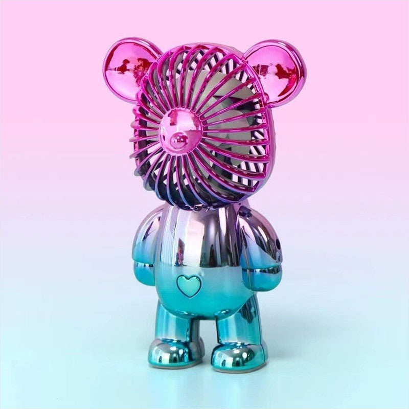 Ventilador Portátil LYUWO Urso USB Graffiti