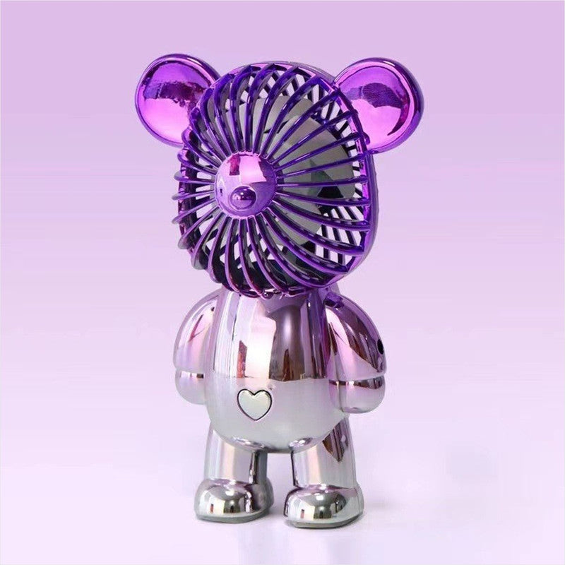 Ventilador Portátil LYUWO Urso USB Graffiti