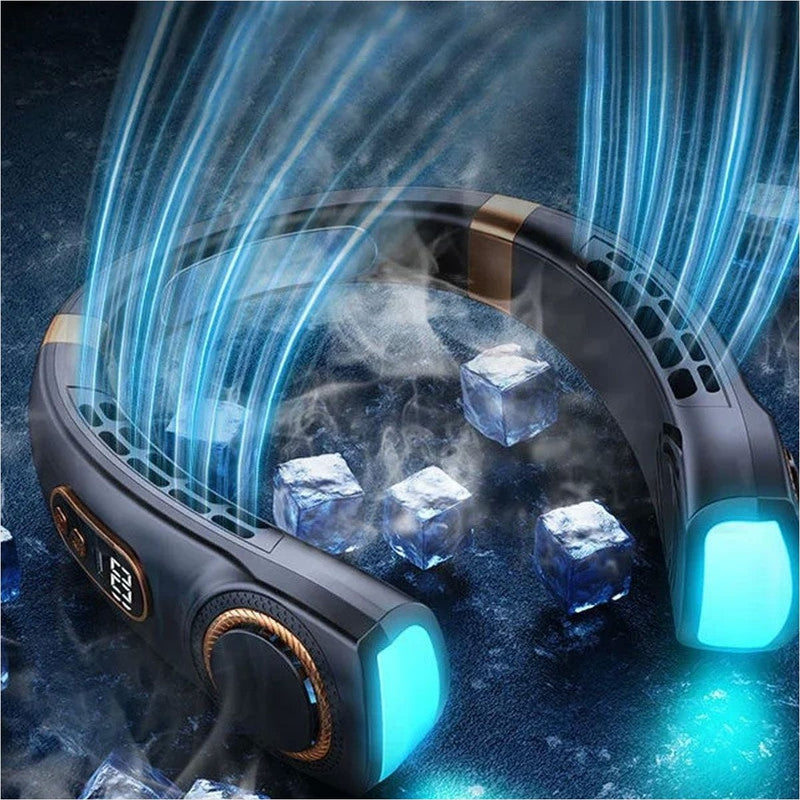Ventilador de Pescoço -  Portátil Recarregável USB