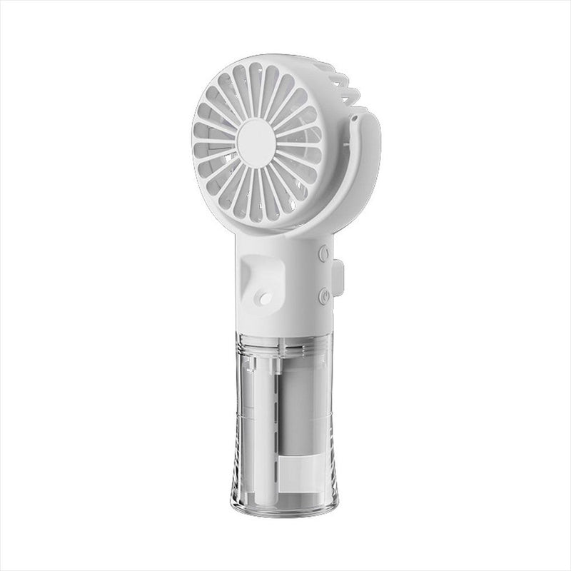 Mini Ventilador Portátil Névoa Água USB Recarregável