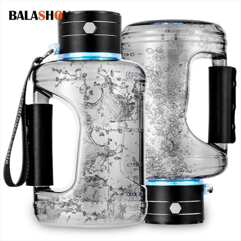 Gerador Água Hidrogênio Portátil 1500ml Titânio