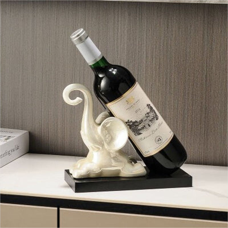 Suporte Vinho Elefante Decorativo Armário Bar