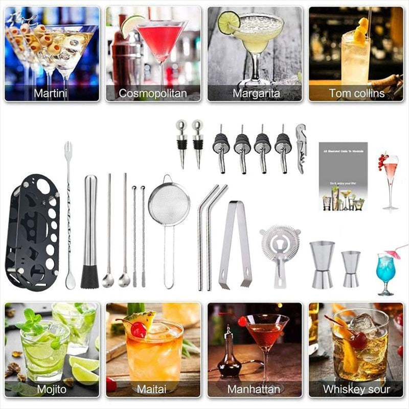 Kit Ferramentas Bar XINGZHAOHOME Coqueteleira Aço
