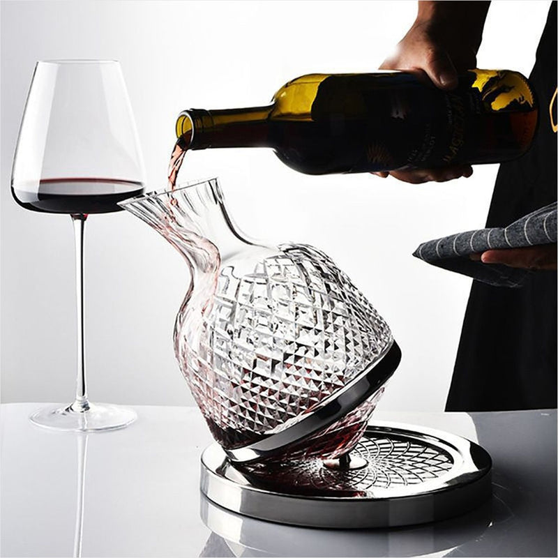 Decantador Vinho JETTING Rotativo 360 Cristal 1500ml