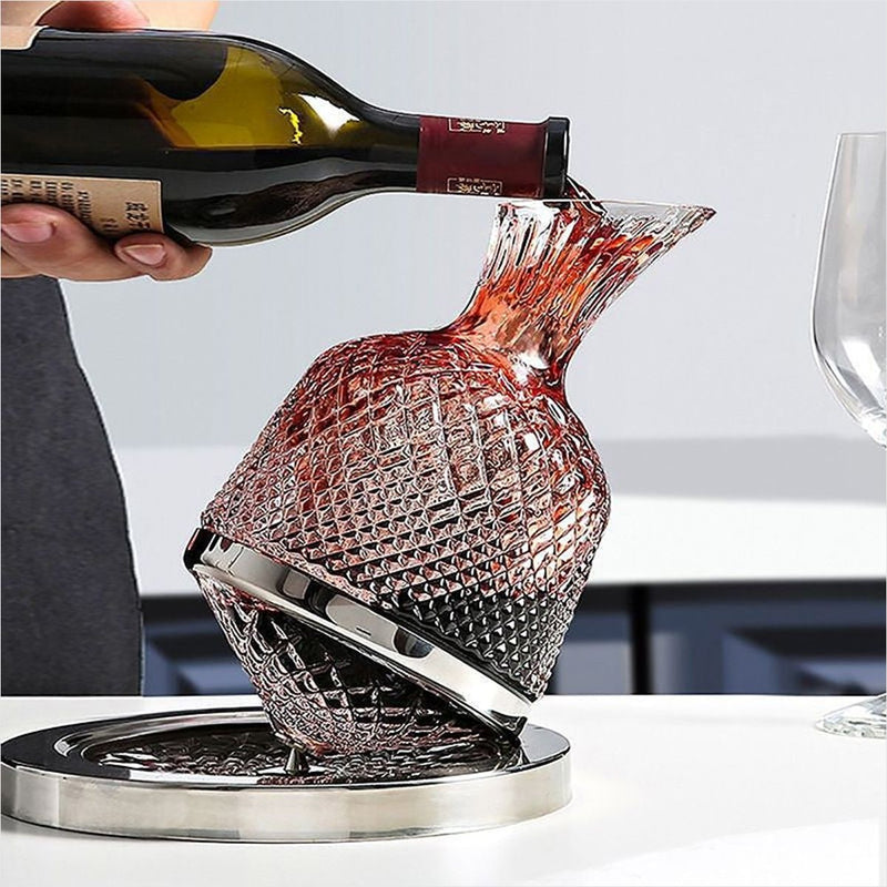 Decantador Vinho JETTING Rotativo 360 Cristal 1500ml