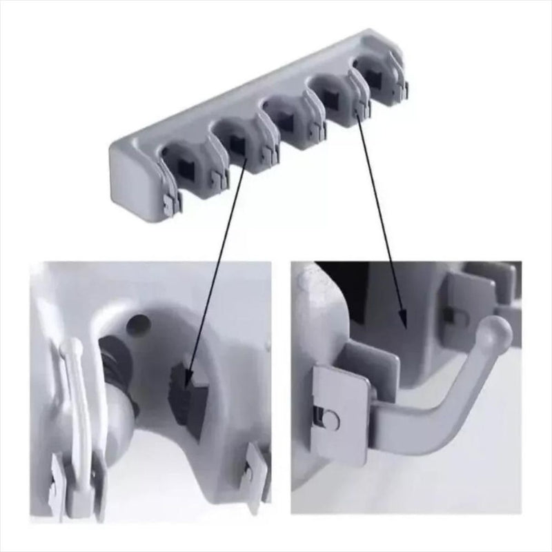 Suporte Parede Multiuso 6 Ganchos 529717