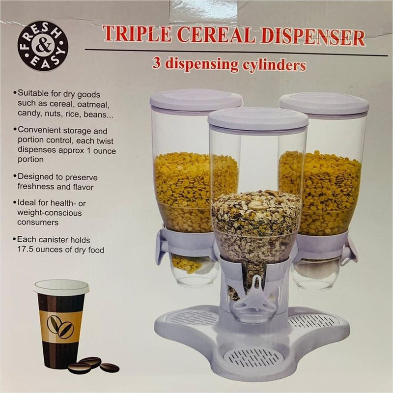 Dispensador Triplo Giratório Cereais 529717