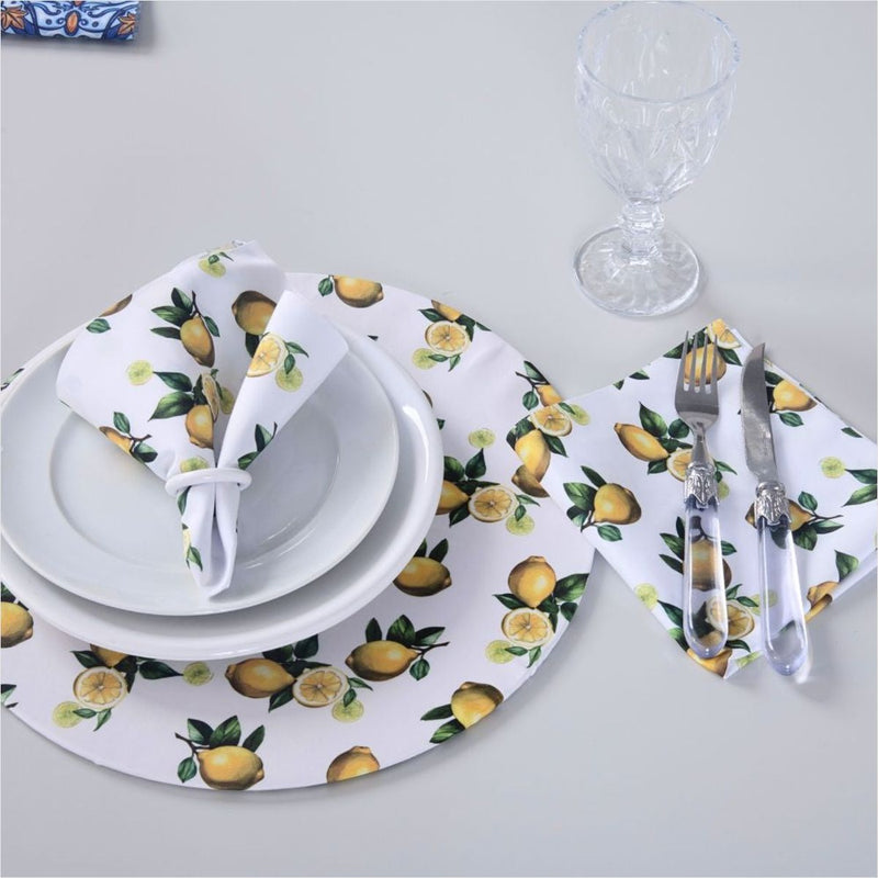 Kit Guardanapos Allegra Poliéster 2 Peças 352063