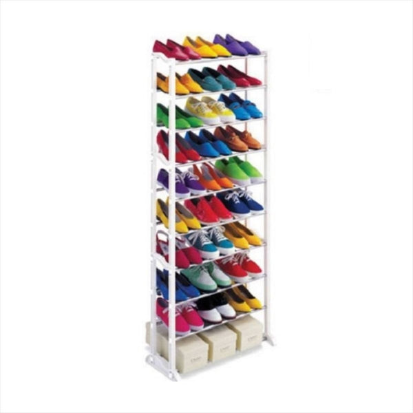 Sapateira Vertical 10 Prateleiras 529717 Creme