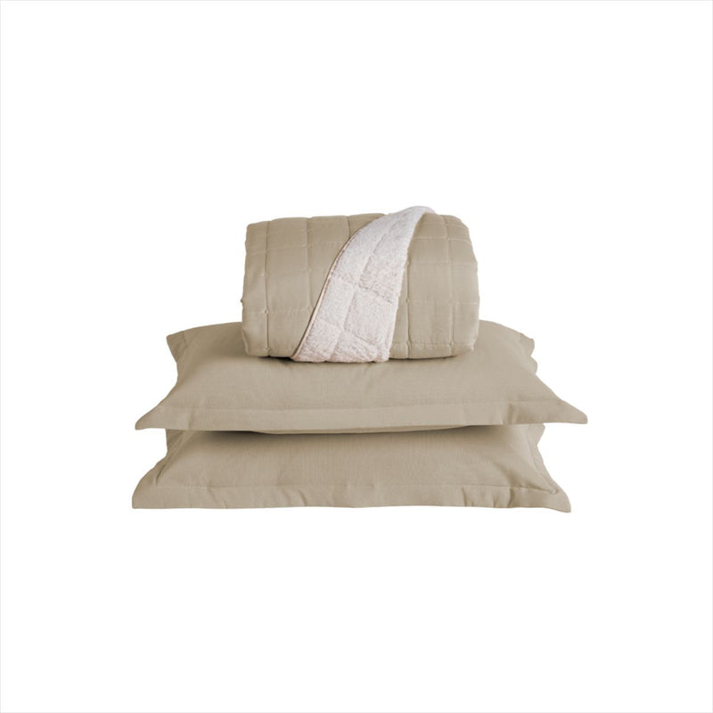 Cobre Leito Queen Sherpa Percal 180 Fios 352063