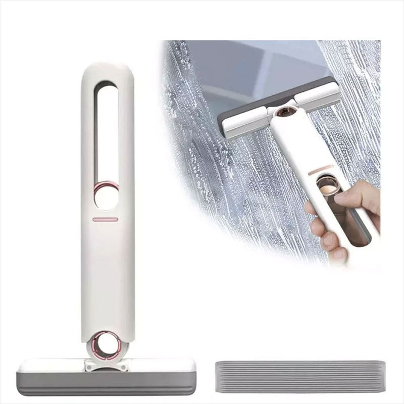 Mini Rodo Mop Dobrável Limpeza Prática 504612