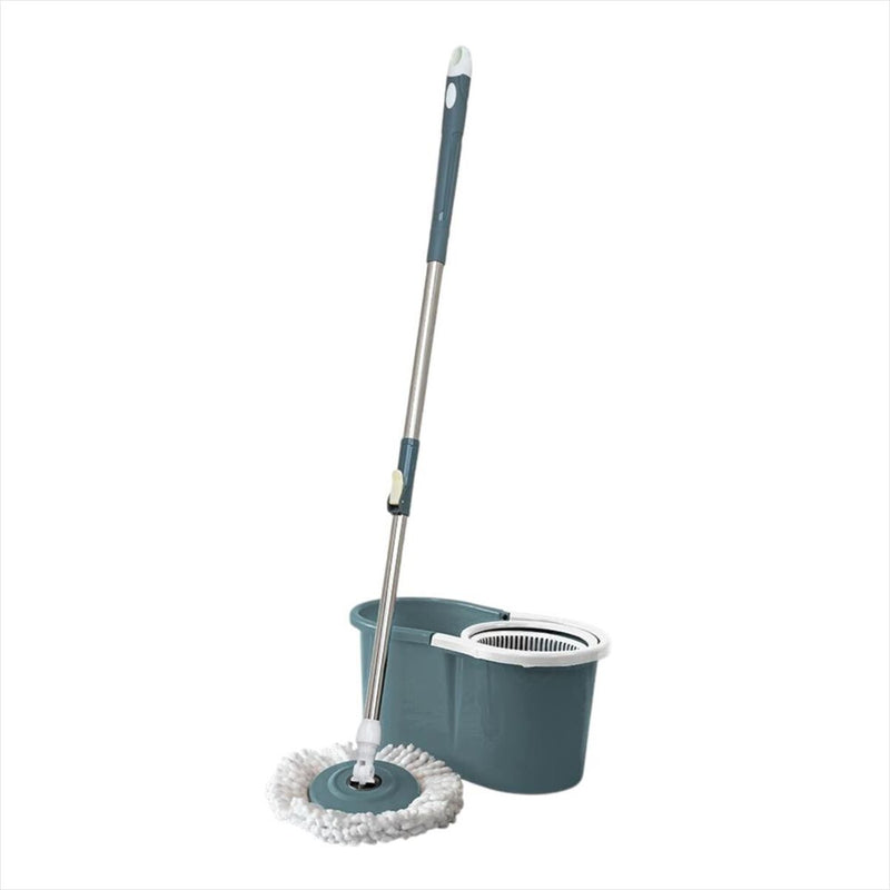 Conjunto Mop Rotatório Nobre 9 Litros Azul Petróleo