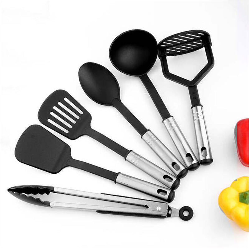 Conjunto Utensílios Cozinha 26 Peças Preto