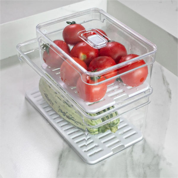 Organizador Geladeira Acrílico Tampa 2.2 Litros