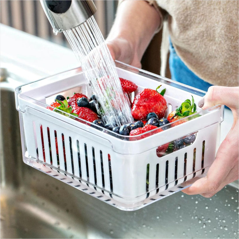 Organizador Geladeira Cesto Acrílico 2.2 Litros