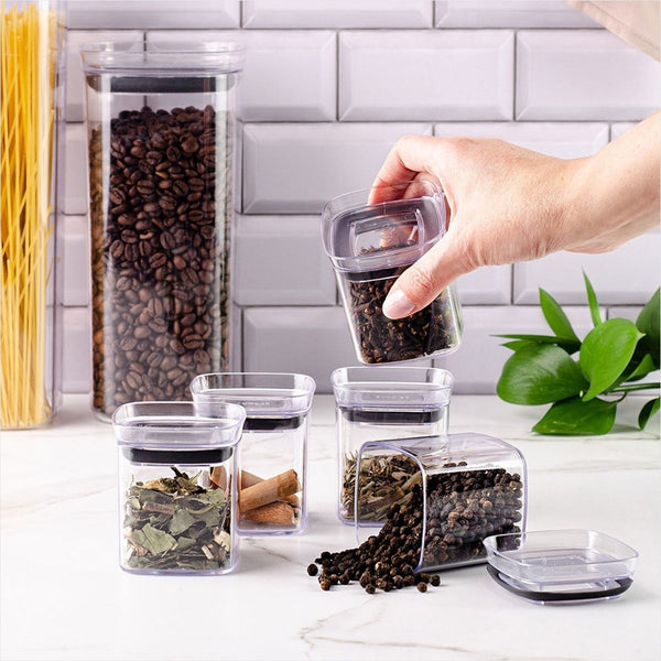 Kit 12 Potes Herméticos Porta Temperos 150ml