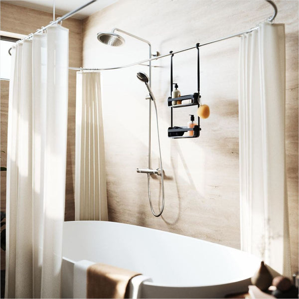Suporte Porta Shampoo Duplo Banheiro Flexível