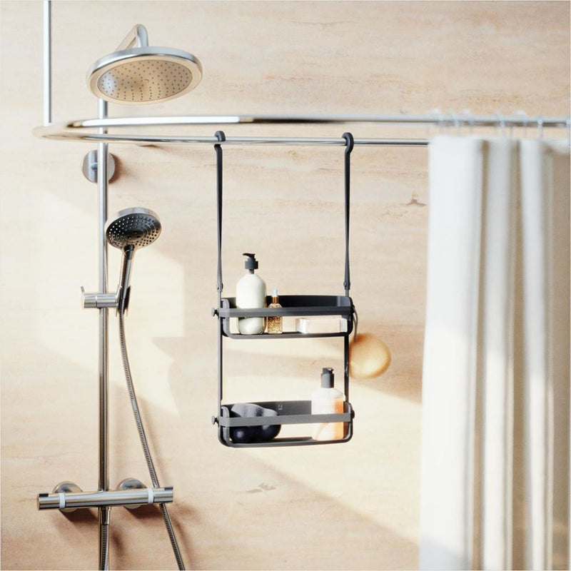 Suporte Porta Shampoo Duplo Banheiro Flexível