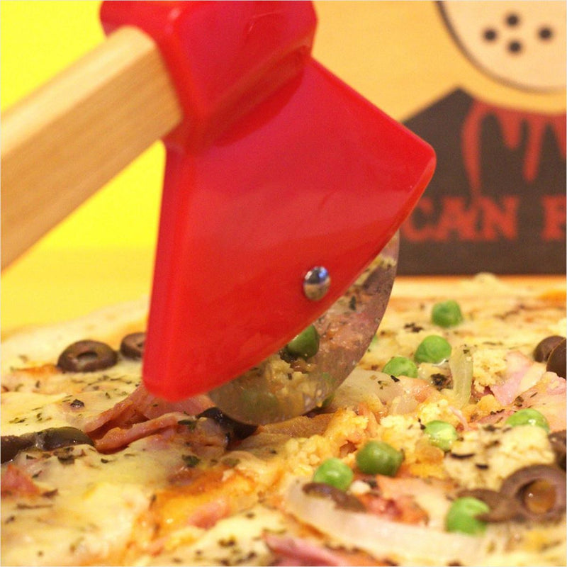 Cortador de Pizza Lenhador Inox Cabo Madeira