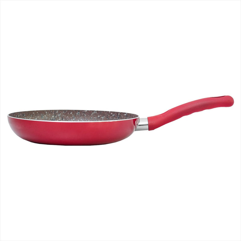 Frigideira Antiaderente Granito Vermelha 28cm