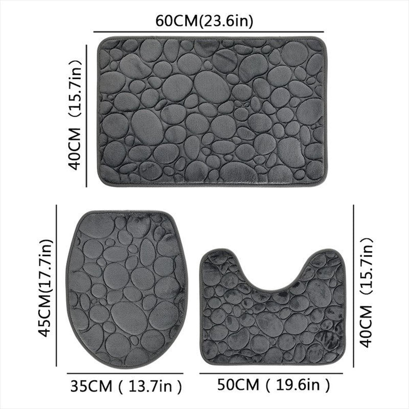 Tapete Banheiro Microfibra - Absorvente Antiderrapante