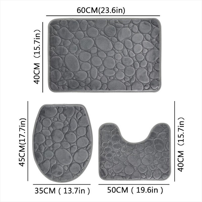 Tapete Banheiro Microfibra - Absorvente Antiderrapante