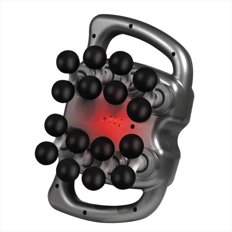 Pistola Massageadora Muscular - Alta Frequência com 16 Cabeças.