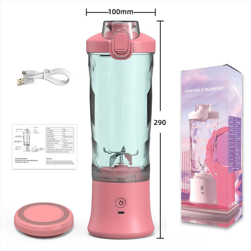Espremedor Elétrico Portátil A9 USB 600ml Recarregável