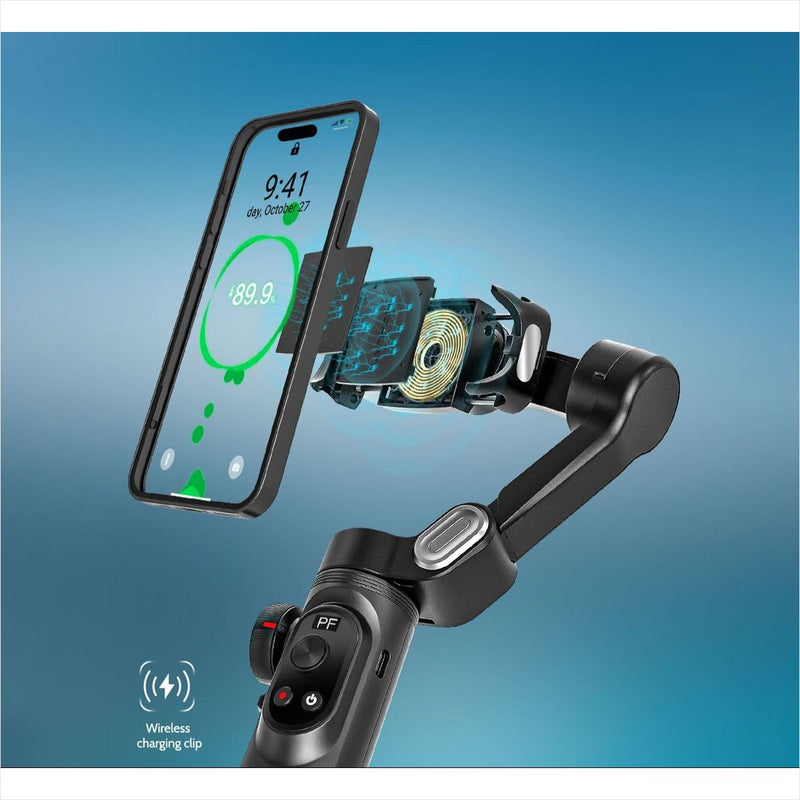 Estabilizador de Celular Aochuan XPRO – 3 Eixos Inteligente para iPhone e Android