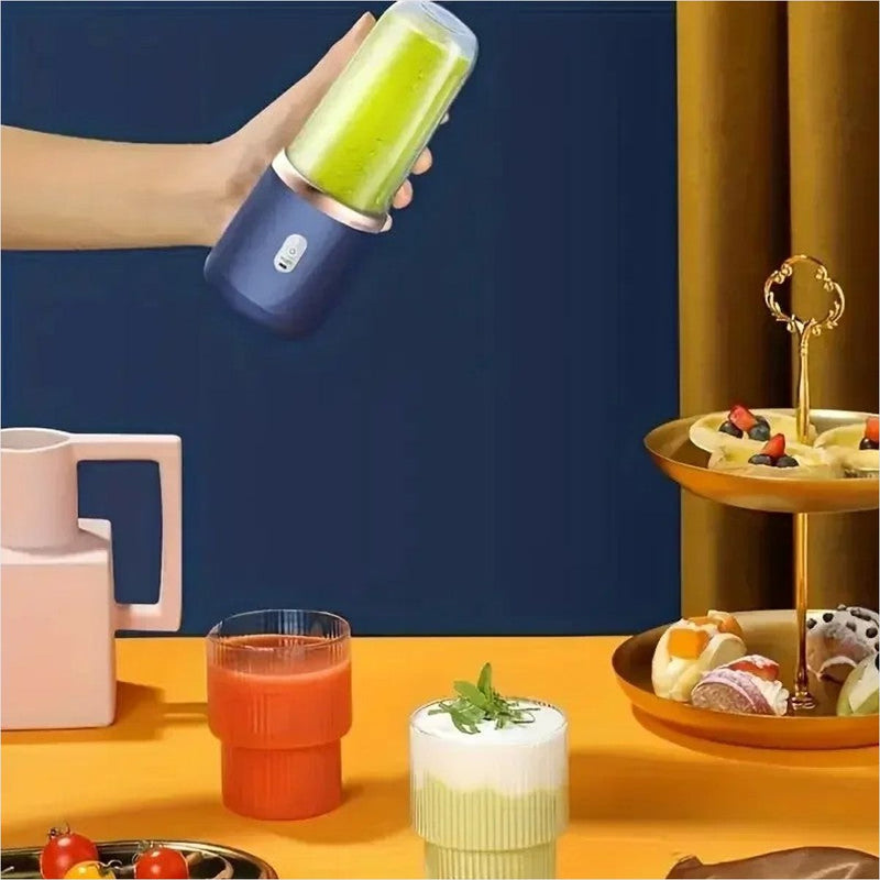 Mini Liquidificador - Portátil - Recarregável - 2 Copos