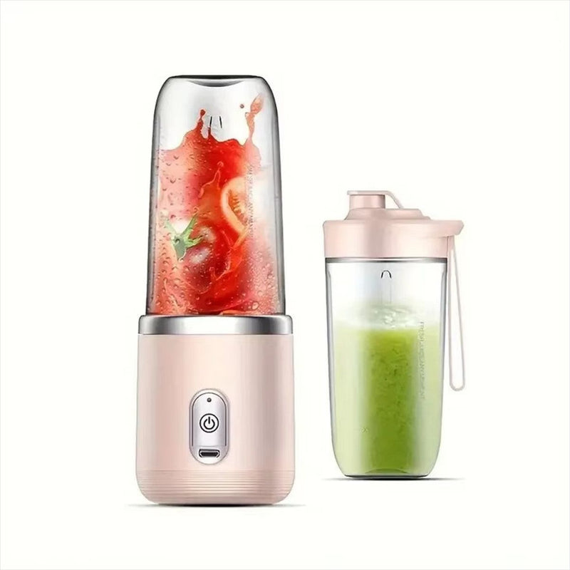 Mini Liquidificador - Portátil - Recarregável - 2 Copos